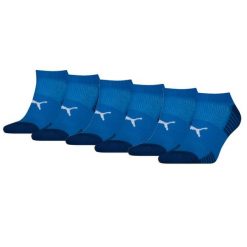 Skarpety Puma Sport Sneaker Amortyzowane, 6 szt. Niebieskie. Niebieskie skarpetki sportowe Puma, bez wzorów, z elastanu. Za 162.99 zł.