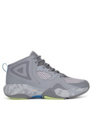 Shaq Sneakersy RADIATE AQ95016M-S Szary. Szare buty sportowe casual Shaq, bez wzorów, ze skóry, bez zapięcia. Za 249.99 zł.