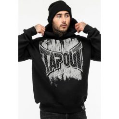 Oversize'owy sweatshirt Tapout CF. Czarne bluzy TAPOUT, bez wzorów, bez kaptura. Za 276.15 zł.