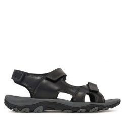 Sandały Lasocki. Czarne sandały Lasocki, bez zapięcia. Za 159.99 zł.
