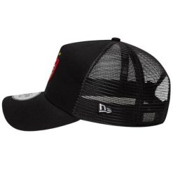 Czapka trucker RC Toulon New Era Core EF. Czarne czapki z daszkiem New Era, bez wzorów, z materiału. Za 169.50 zł.