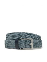 Guess Pasek Męski BMSOFD P5235 Niebieski. Niebieskie paski Guess, z aplikacjami, z materiału. Za 189.99 zł.