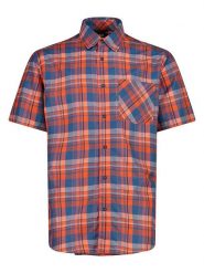 Cmp Koszula funkcyjna w kolorze pomarańczowo-niebieskim rozmiar: 58. Niebieskie koszule CMP, bez wzorów, z materiału, bez kołnierzyka, bez ramiączek. Za 78.84 zł.