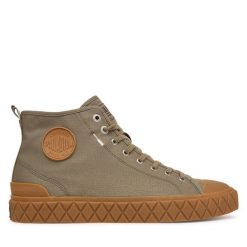 Trampki Palladium. Zielone trampki Palladium, m, bez wzorów, bez zapięcia. Za 399.99 zł.
