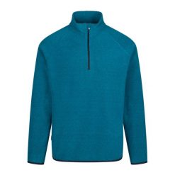 Polarowy Top Męski Wetherill. Niebieskie bluzy Trespass, na zimę, m, bez wzorów, z polaru, bez kaptura. Za 145.99 zł.