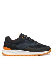 Geox Sneakersy U Terrestre U55EYA 011EK CF46T Granatowy. Niebieskie buty sportowe casual Geox, bez wzorów, z materiału, bez zapięcia. Za 379.99 zł.