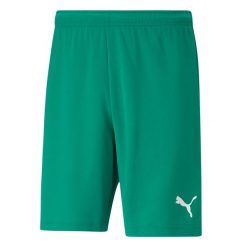 Męskie Spodenki Dresowe TeamRISE. Zielone krótkie spodenki sportowe Puma, l, bez wzorów, z dresówki. Za 120.99 zł.