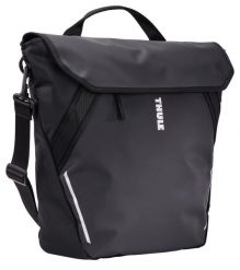 Torba rowerowa Chasm Courier Inlock, czarna. Czarne torby na ramię Thule, bez wzorów, na ramię, bez dodatków. Za 487.25 zł.