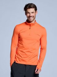 Pully - Męska - Four Seasons Lightweight 2.0 - Pomarańczowe. Brązowe bielizna termoaktywna POEDERBAAS, na zimę, l, bez wzorów, z elastanu, bez ramiączek, na golfa. Za 177.72 zł.