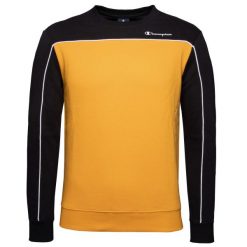 Bluza sportowa męska Champion 217852KK001. Czarne bluzy bez kaptura Champion, m, bez wzorów, bez kaptura. Za 282.00 zł.
