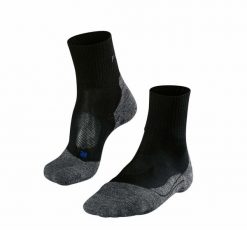 Skarpetki Falke TK2 Short Cool. Czarne skarpety Falke, bez wzorów, z elastanu. Za 151.00 zł.