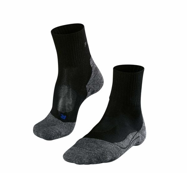 Skarpetki Falke TK2 Short Cool. Czarne skarpety Falke, bez wzorów, z elastanu. Za 151.00 zł.