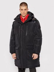 Calvin Klein Kurtka puchowa High Shine K10K107931 Czarny Regular Fit. Czarne kurtki CALVIN KLEIN, m, bez wzorów, z puchu, bez kaptura. Za 1,309.00 zł.