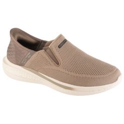 Buty sportowe Sneakersy męskie, Slip-Ins: Slade - Deacon. Szare buty sportowe casual Skechers, bez wzorów, bez zapięcia. Za 329.99 zł.