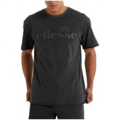 Koszulka sportowa męska Ellesse Miater. Czarne t-shirty sportowe Ellesse, bez wzorów, z bawełny, bez ramiączek. Za 261.00 zł.