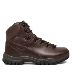 Trekkingi Kayland. Brązowe botki sznurowane Kayland, bez wzorów, z gore-texu, bez obcasa, bez zapięcia. Za 849.99 zł.