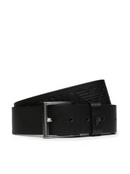 Emporio Armani Pasek Męski Y4S545 Y232J 80001 Czarny. Czarne paski Emporio Armani, bez wzorów, ze skóry. Za 509.99 zł.