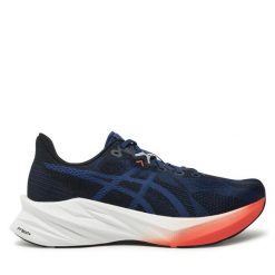 Buty do biegania Asics. Niebieskie buty do biegania ASICS, bez wzorów, bez zapięcia, do biegania. Za 509.99 zł.