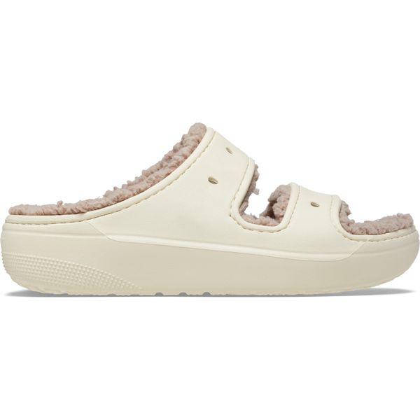 Klapki Dla Dorosłych Crocs Classic Cozzy Sandal. Brązowe klapki Crocs, z materiału. Za 202.99 zł.