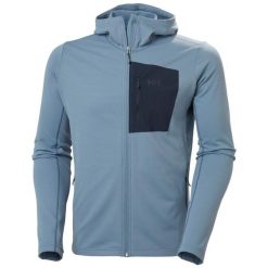 Bluza z kapturem Helly Hansen Versalite Fleece. Niebieskie bluzy z kapturem Helly Hansen, m, bez wzorów, z kapturem. Za 471.00 zł.