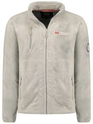 Geographical Norway Kurtka polarowa "Upload" w kolorze szarym rozmiar: L. Szare kurtki Geographical Norway, l, bez wzorów, z polaru, bez kaptura. Za 170.47 zł.