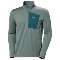 Bluza 1/2 zip Helly Hansen Versalite Fleece. Zielone bluzy z polaru Helly Hansen, bez wzorów, z polaru, bez kaptura. Za 355.00 zł.