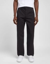 LEE MĘSKIE SPODNIE MATERIAŁOWE LEE RELAXED CHINO BLACK L70XTY01 112145505. Czarne jeansy Lee, l. Za 229.99 zł.