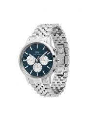 Daniel Wellington Zegarek Iconic Chronograph DW00100874 Srebrny. Szare, analogowe zegarki Daniel Wellington, srebrne. Za 1,069.00 zł.