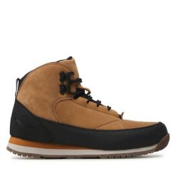 Trekkingi 4F. Brązowe buty trekkingowe 4F, bez wzorów, bez zapięcia. Za 209.99 zł.