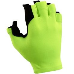 Rękawiczki rowerowe szosowe Van Rysel RoadC 100. Czarne rękawiczki VAN RYSEL, bez wzorów, z elastanu. Za 39.99 zł.