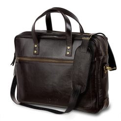 Torba skórzana SOLIER SL05 NEWBRIDGE BRĄZOWY. Brązowe torby na laptopa . Za 579.00 zł.