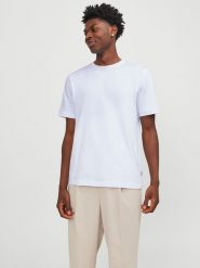 Jack & Jones Koszulka w kolorze białym rozmiar: S. Białe bezrękawniki Jack & Jones, s, bez wzorów, z bawełny, bez kołnierzyka, bez ramiączek. Za 55.95 zł.