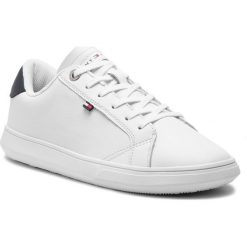 Sneakersy TOMMY HILFIGER - Essential Leather Cupsole FM0FM01987 White 100. Buty sportowe casual marki Tommy Hilfiger. Za 449.00 zł.