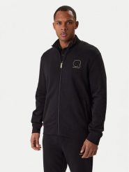 KARL LAGERFELD Bluza 705004 561910 Czarny Regular Fit. Czarne bluzy KARL LAGERFELD, m, bez wzorów, z bawełny, bez kaptura. Za 959.99 zł.