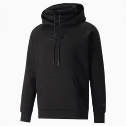Bluza Męska Puma. Czarne bluzy z kapturem Puma, l, bez wzorów, z gumy, z kapturem. Za 270.11 zł.