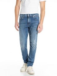 Replay Dżinsy - Slim Tapered fit - w kolorze niebieskim rozmiar: W33/L32. Niebieskie jeansy Replay, l. Za 269.95 zł.