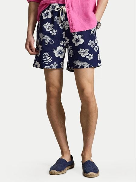 Polo Ralph Lauren Szorty kąpielowe 710B13662001 Granatowy Regular Fit. Niebieskie kąpielówki Polo Ralph Lauren, m, bez wzorów, z syntetyku. Za 599.99 zł.