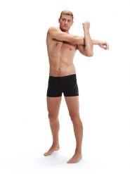 Speedo Kąpielówki "Eco+ H-Boom" w kolorze czarno-szarym rozmiar: 6. Czarne kąpielówki Speedo, bez wzorów, z materiału. Za 109.95 zł.