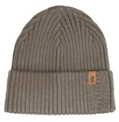 Czapka Jesienno-Zimowa (beanie) – Alties - Kolor Kawy z Mlekiem. Czapki zimowe Alties, bez wzorów, z dzianiny. Za 59.00 zł.