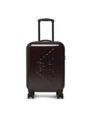 Emporio Armani Walizka kabinowa EM001929 AF15459 UA263 Bordowy. Czerwone walizki Emporio Armani, bez wzorów, z tworzywa sztucznego. Za 1,254.00 zł.