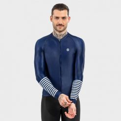 Męska koszulka rowerowa z krótkim rękawem Kolarstwo Siroko M2 Alpine. Białe bluzy SIROKO, m, bez wzorów, z jersey, bez kaptura. W wyprzedaży za 212.00 zł.