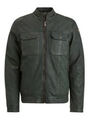 PME Legend Skórzana kurtka w kolorze ciemnozielonym rozmiar: 3XL. Zielone kurtki PME Legend, xl, bez wzorów, ze skóry, bez kaptura. Za 812.95 zł.