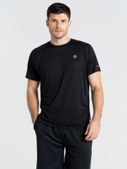 Dare 2b Koszulka funkcyjna "Accelerate" w kolorze czarnym rozmiar: L. Czarne t-shirty sportowe Dare 2B, bez wzorów, z materiału, bez ramiączek, outdoorowe. Za 75.16 zł.