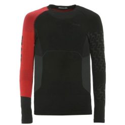 Bielizna T-Shirt Slam Pro Seamless Top Ls Dorosłych. Czarna bielizna termoaktywna SLAM, l, bez wzorów, z materiału, bez ramiączek, tenisowe. Za 484.99 zł.