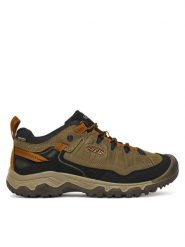 Keen Trekkingi Targhee IV Wp 1030691 Zielony. Zielone buty trekkingowe Keen, bez wzorów, z nubiku, bez zapięcia. Za 559.99 zł.