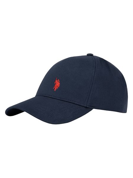 U.S. Polo Assn. Czapka w kolorze granatowym rozmiar: onesize. Niebieskie czapki z daszkiem U.S. Polo Assn., bez wzorów, z bawełny. Za 74.28 zł.