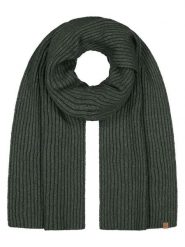 Barts Szal "Scarfarmy" w kolorze zielonym rozmiar: onesize. Zielone szaliki Barts, bez wzorów, ze splotem. Za 122.09 zł.