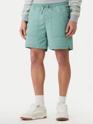 Quiksilver Szorty materiałowe Taxer Fatigue EQYWS03897 Zielony Regular Fit. Zielone szorty Quiksilver, m, bez wzorów, z bawełny. Za 229.99 zł.