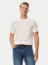 Beverly Hills Polo Club T-Shirt P-SS26M-TS450030WHT Biały Regular Fit. Białe koszulki polo sportowe Beverly Hills Polo Club, l, bez wzorów, z bawełny, bez kołnierzyka, bez ramiączek. Za 159.99 zł.