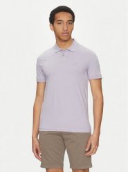 BOSS Polo Passenger 50507803 Fioletowy Slim Fit. Fioletowe koszulki polo Boss, l, bez wzorów, z bawełny, bez kołnierzyka, bez ramiączek. Za 219.99 zł.